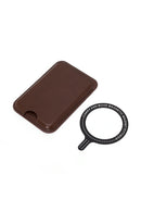 Male Brown Leather Magnetic Wallet | Derimod