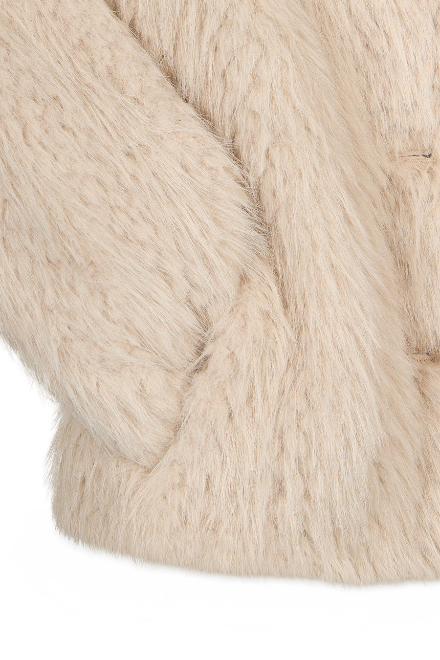 Andermatt Woman White Short Teddy Coats