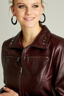 VERA WOMEN'S LEATHER JACKET | Derimod