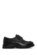 Male Black Lace-Up Leather Casual Shoes | Derimod