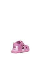 Geox Kız Bebek Pembe B Sandal Fusbetto A - Synt.Lea Bantlı Sandalet | Derimod