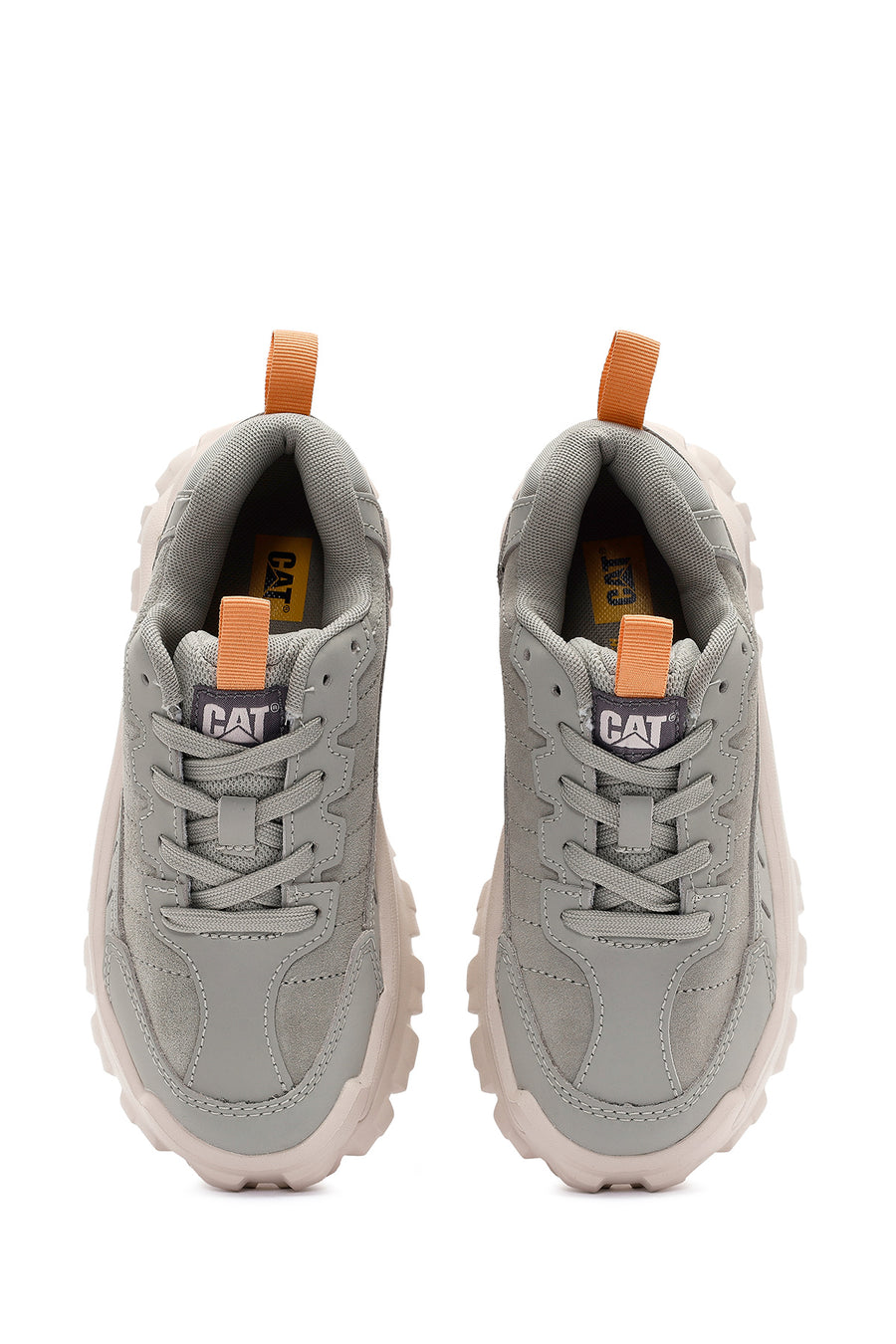 Caterpillar Kadın Gri İntruder Essential Bağcıklı Süet Deri Sneaker