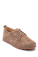 Women's Suede Oxford Shoes | Derimod