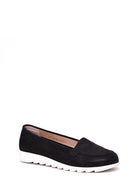 Women's Leather Shiny Ballerinas | Derimod