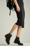 Studded Women's Suede Boots | Derimod
