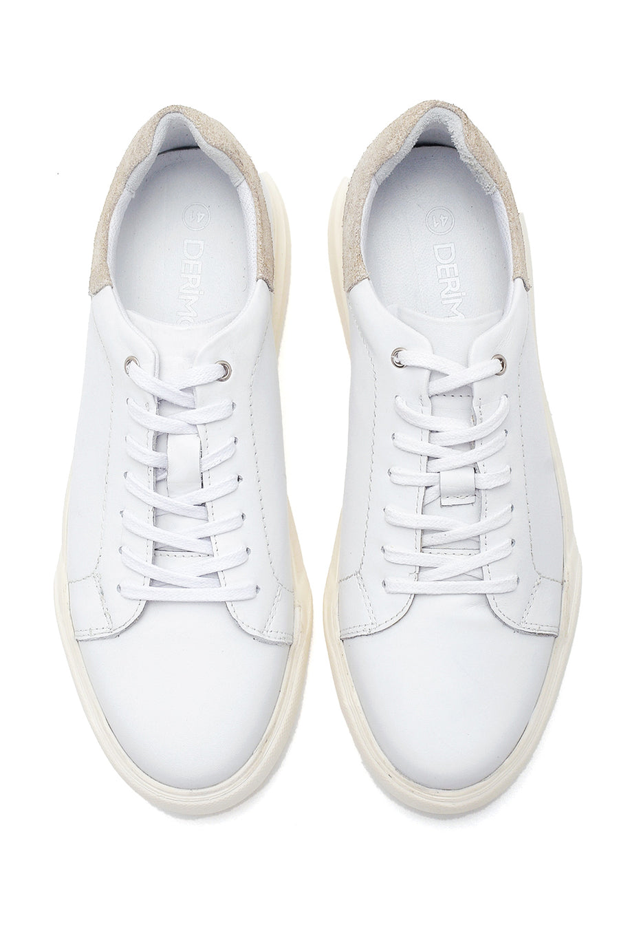 Men's White Leather Sneaker