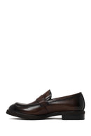 Erkek Kahverengi Deri Casual Loafer | Derimod