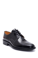 Men's Black Leather Patent Leather Classic Shoes | Derimod