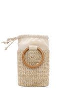 Women's Cream Long Strap Straw Handle Bag | Derimod