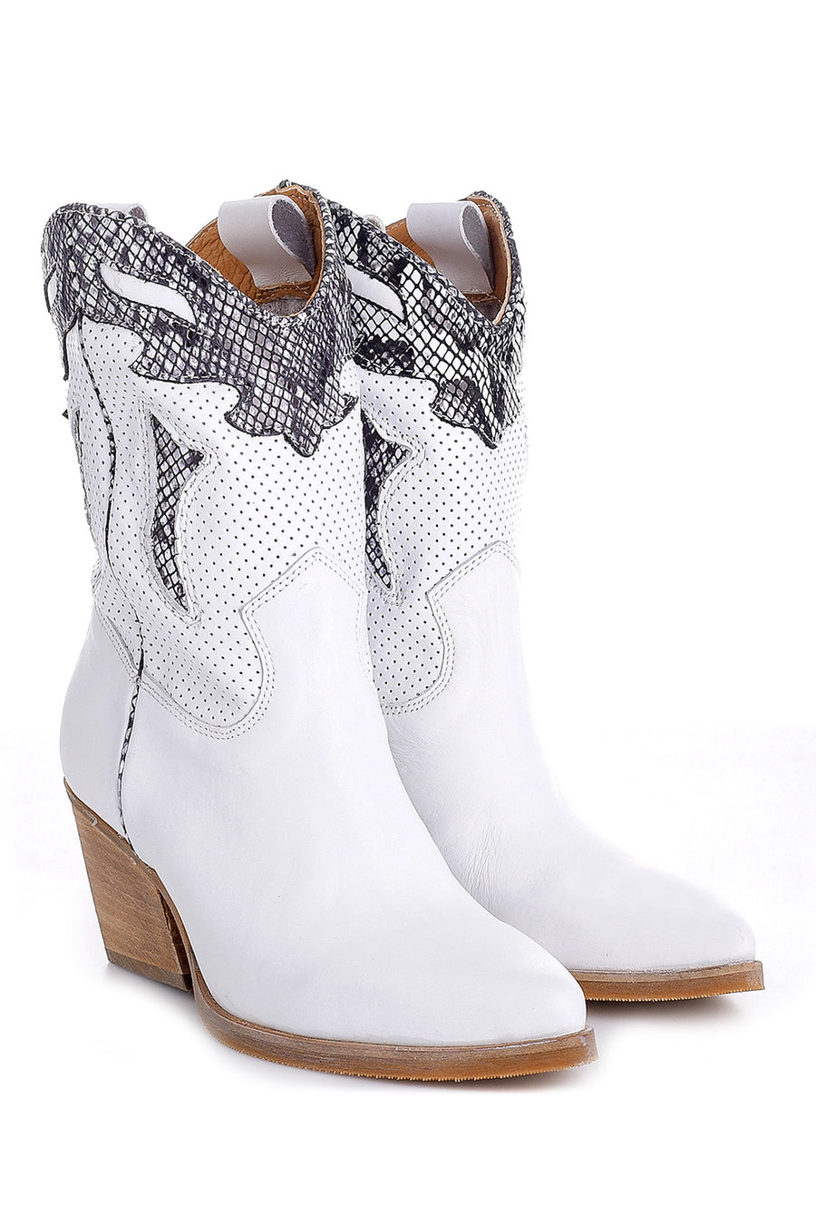 Women's Leather Cowboy Boots