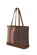 Woman Brown Fabric Shoulder Bag | Derimod