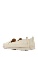 Kadın Krem Deri Konfor Loafer | Derimod