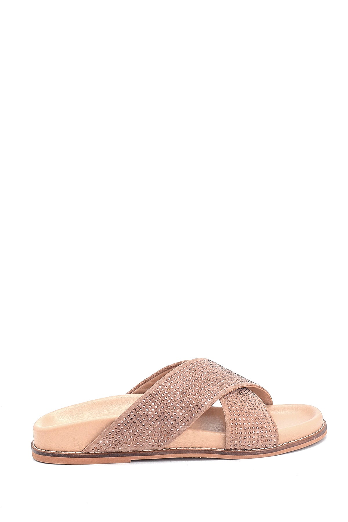 Women's Casual Leather Slippers 21SFD520110 | Derimod