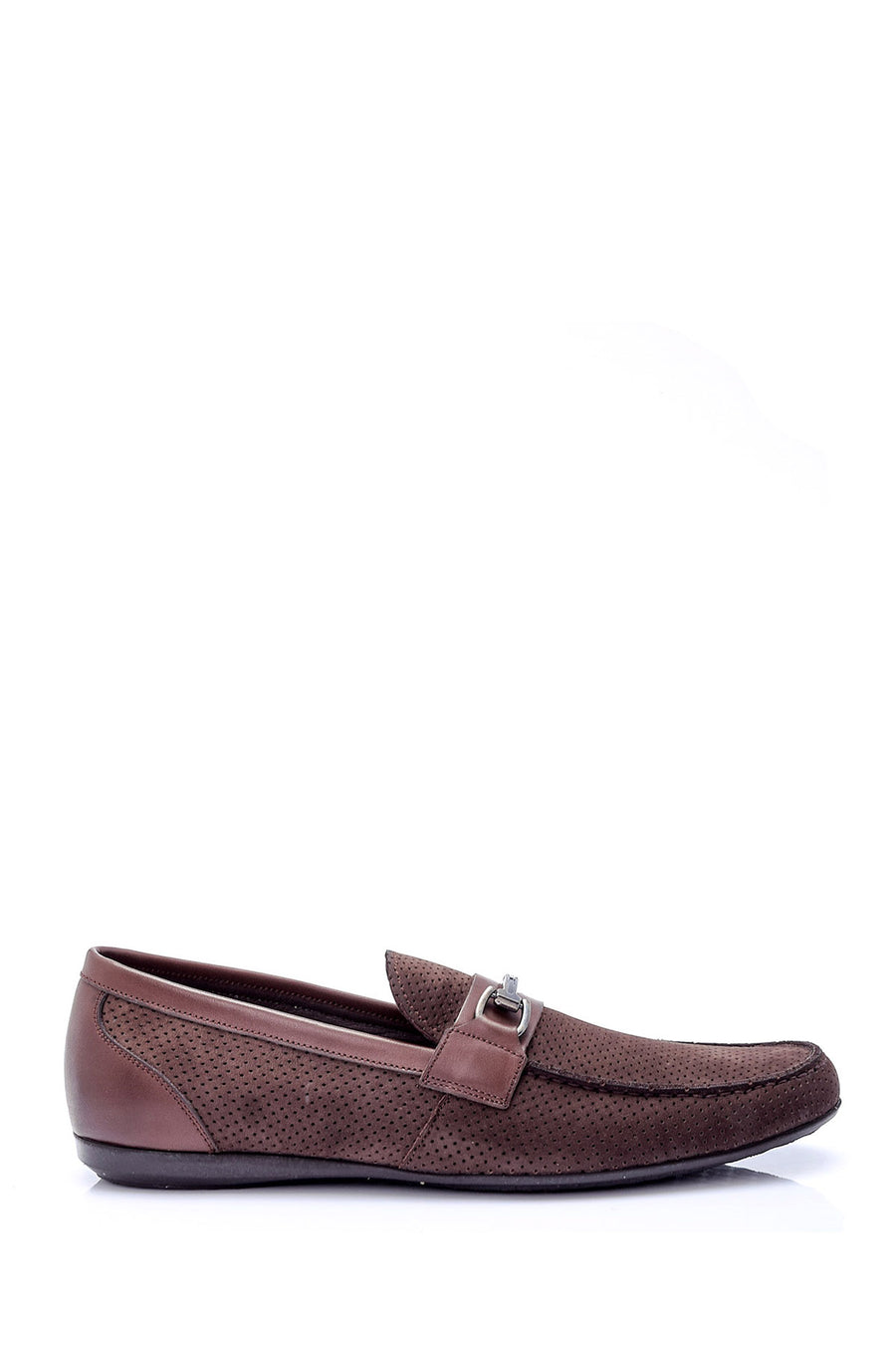 Men's Suede Buckle Detailed Shoes 19SFD3306V3 | Derimod
