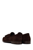 Erkek Kahverengi Püsküllü Süet Deri Casual Loafer | Derimod