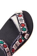Women's Beige Flat Sandals | Derimod