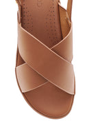 Women's Tan Thick Sole Comfort Sandals | Derimod