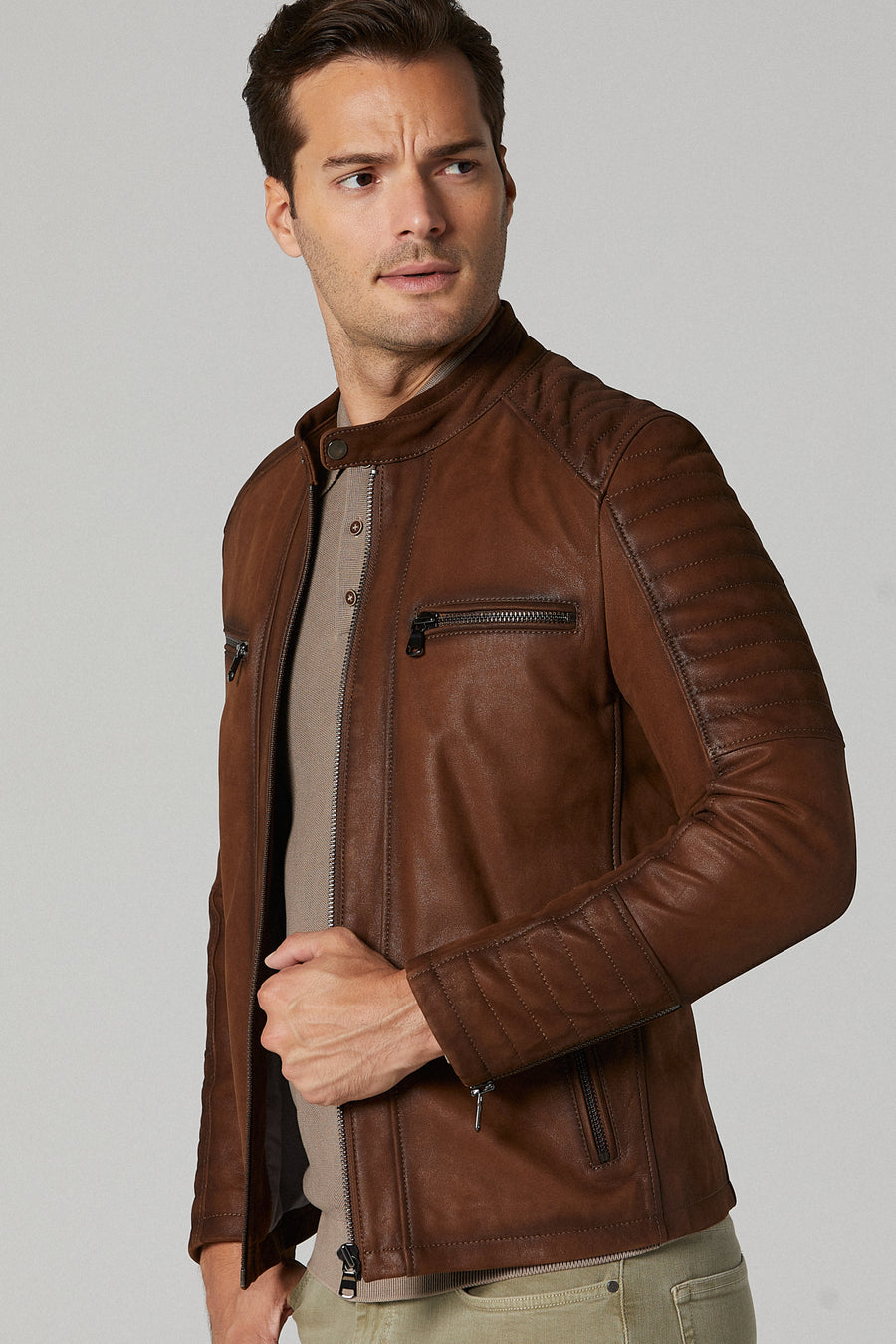 Dali Men's Leather Jacket