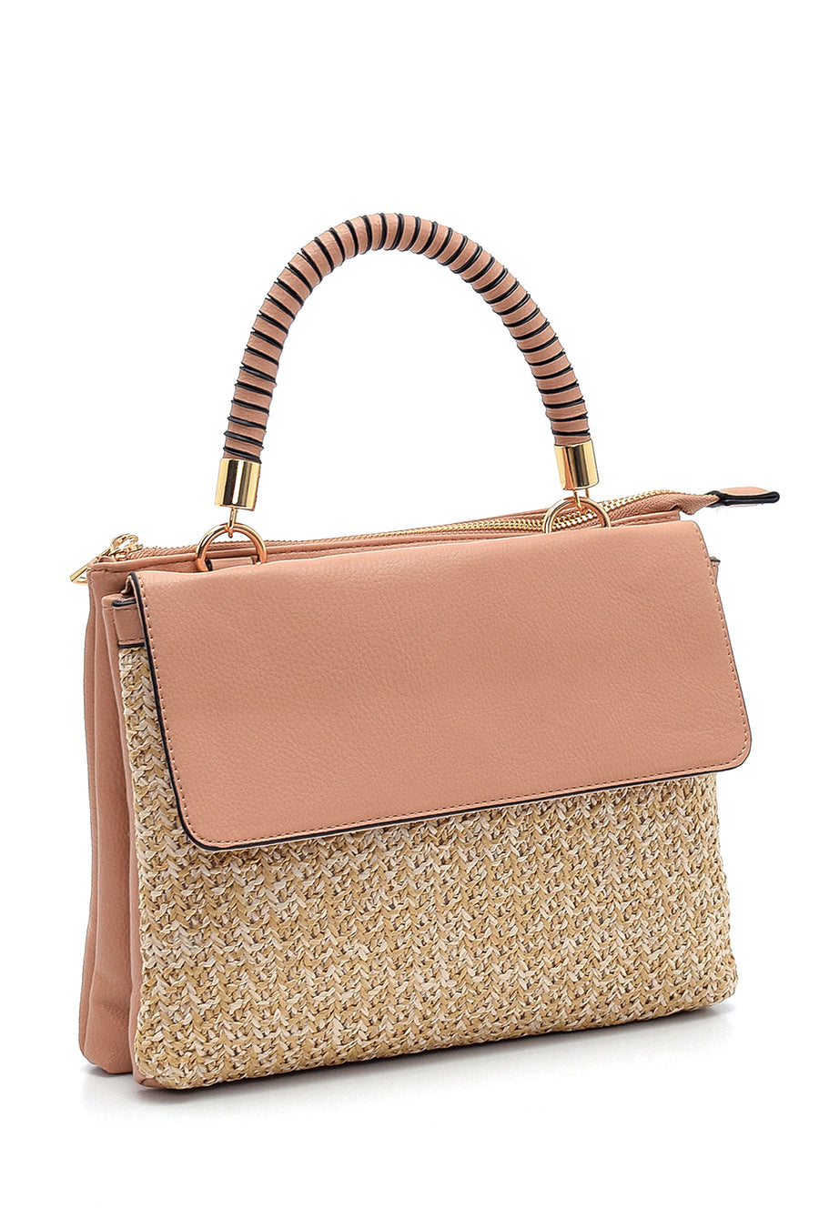 Women's Knitted Detailed Shoulder Bag