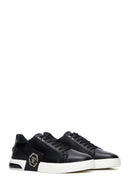 Erkek Siyah Deri Sneaker | Derimod
