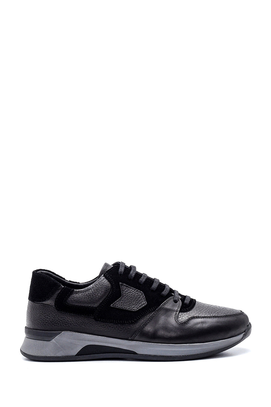Men's Leather Suede Detailed Sneaker 21WFD657314 | Derimod