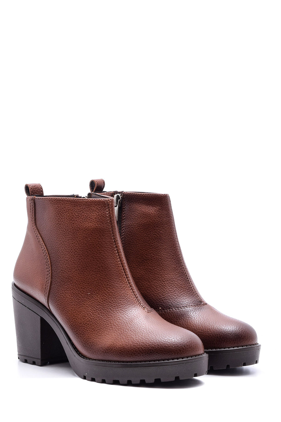 Women's Leather Heeled Boots
