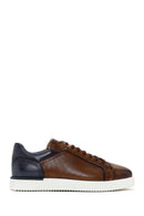 Men's Tan Lace-up Leather Sneaker | Derimod