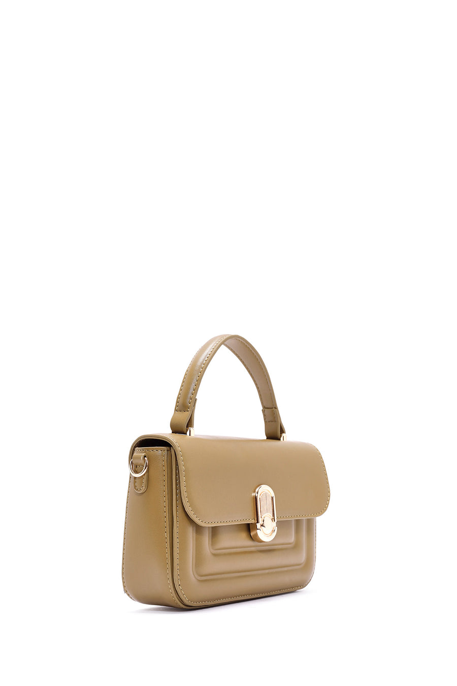Women's Green Long Strap Mini Crossbody Bag