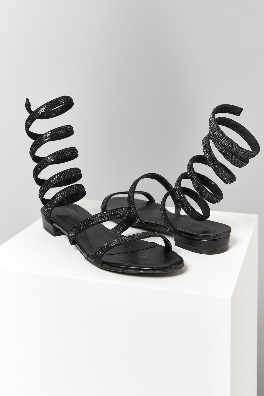 Black Gladiator Women's Sandals