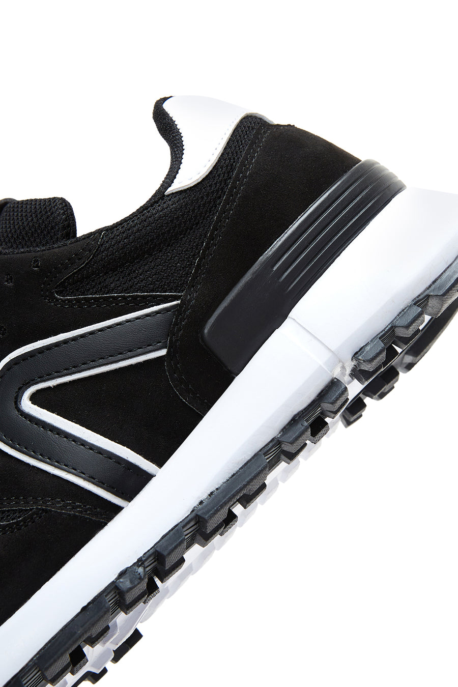 Erkek Siyah Süet Deri Sneaker