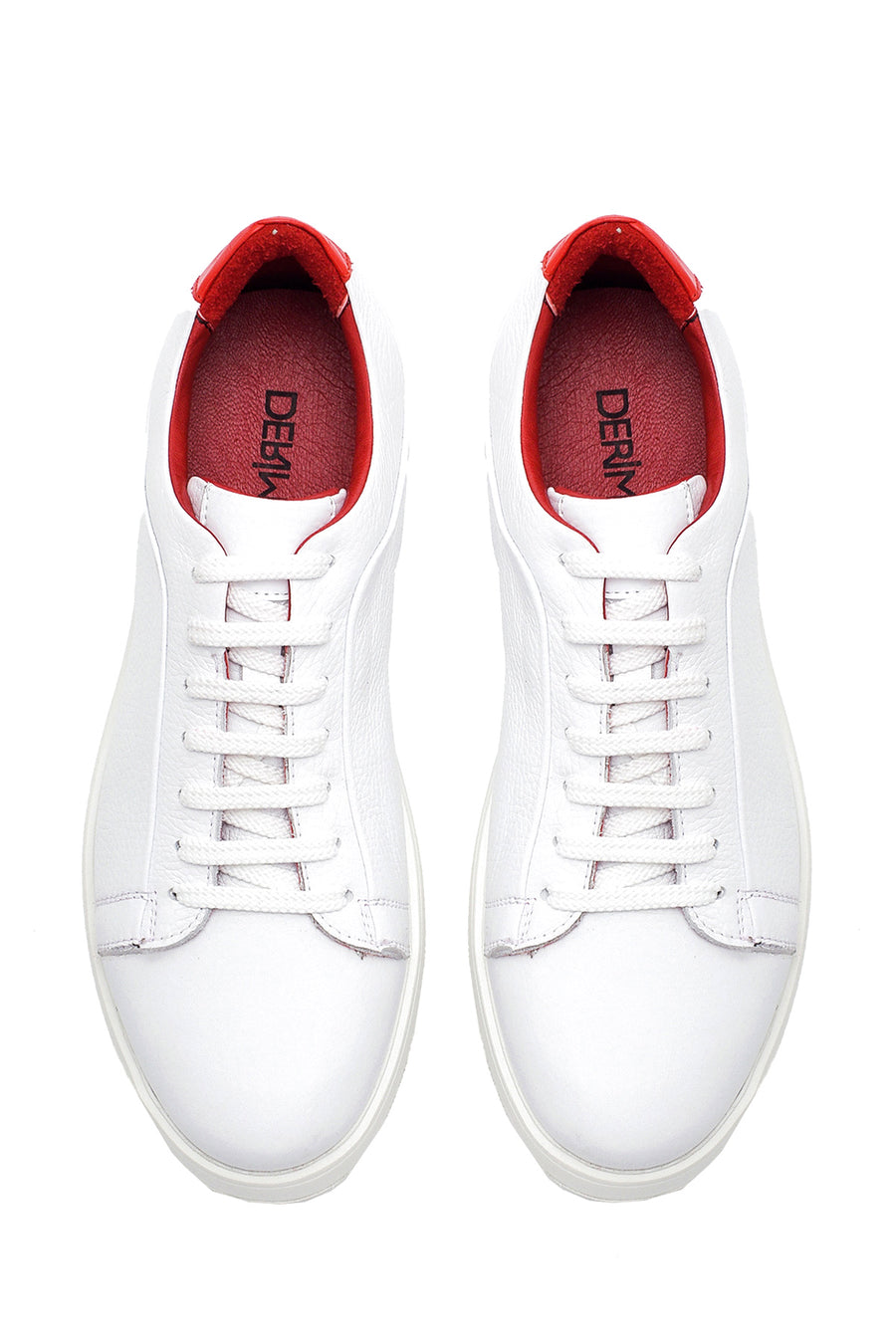Men's White Leather Sneaker