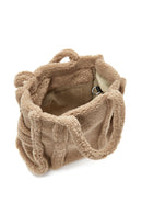 Women's Camel Plush Handbag | Derimod