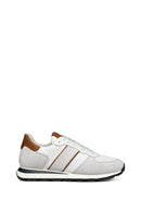 Geox Men's White Spherica Lace-up Leather Sneaker | Derimod