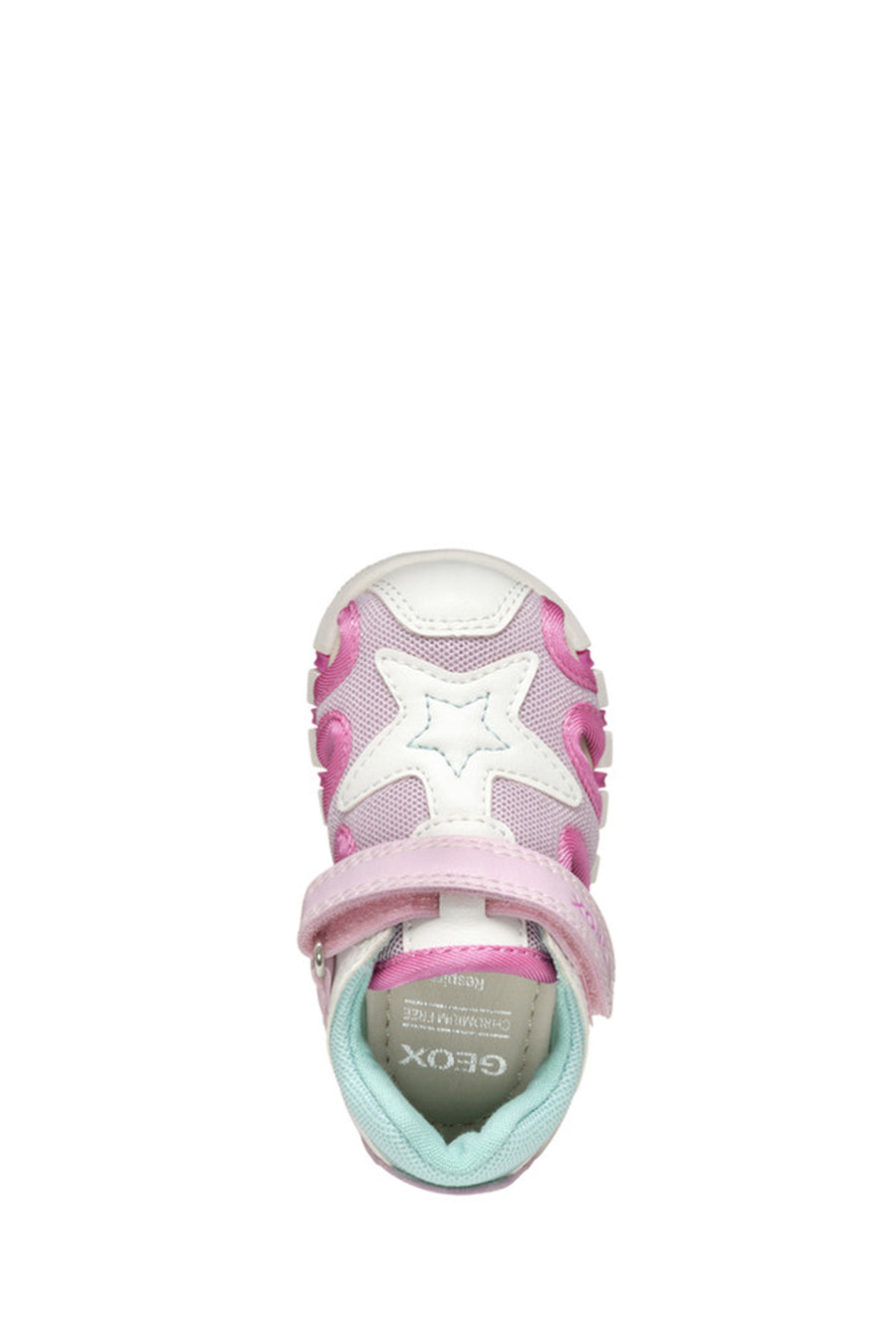 Geox Baby Girl White B Sandal Iupidoo A - Synth + Mesh Strappy Fabric Sandal