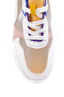 Women's Blue Transparent Detailed Sneaker | Derimod