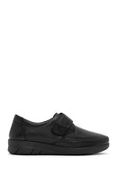 Women's Black Strappy Leather Comfort Shoes | Derimod