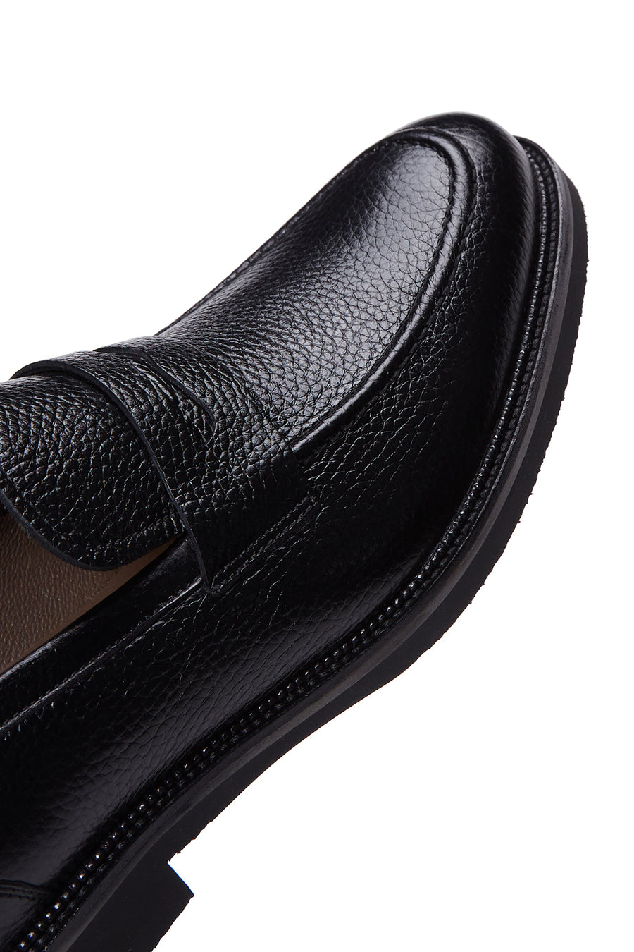 Erkek Siyah Deri Casual Loafer