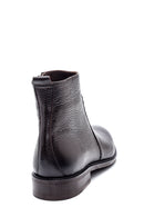 Men's Leather Zippered Boots | Derimod