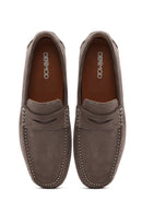 Men's Mink Suede Leather Loafer | Derimod