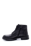 Men's Leather Zippered Boots | Derimod