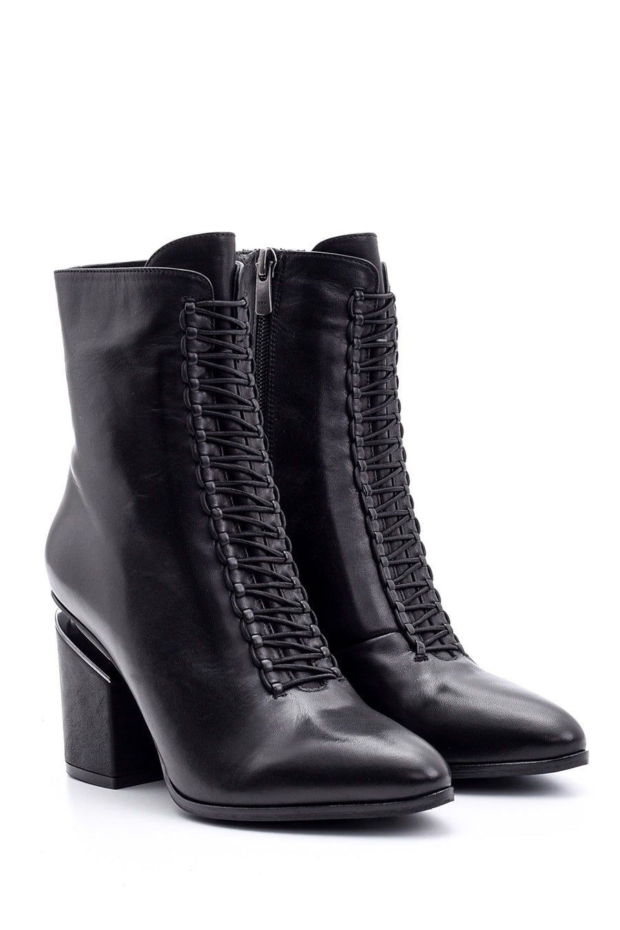 Women's Heeled Leather Boots