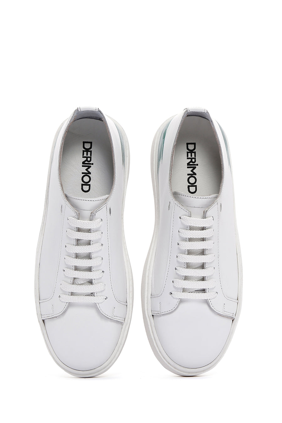 Erkek Beyaz Deri Sneaker