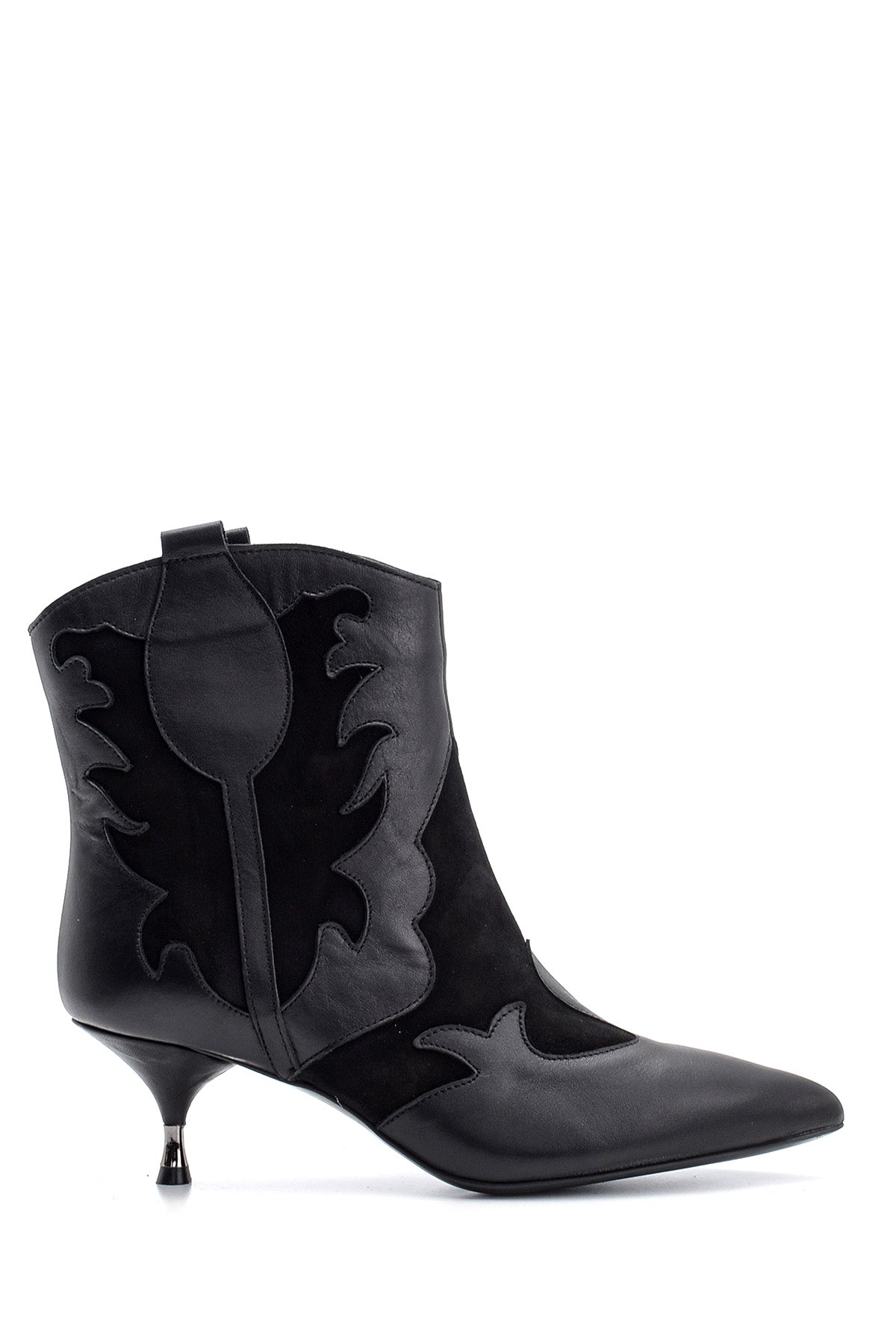 Women's Heeled Leather Boots 19WFD242914 | Derimod