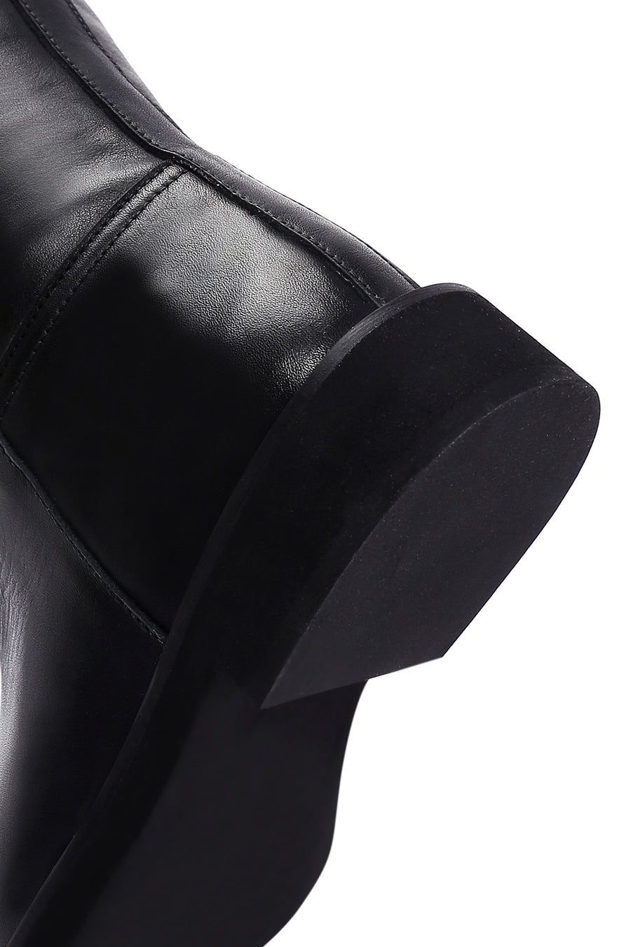 Women's Black Leather Casual Leather Boots