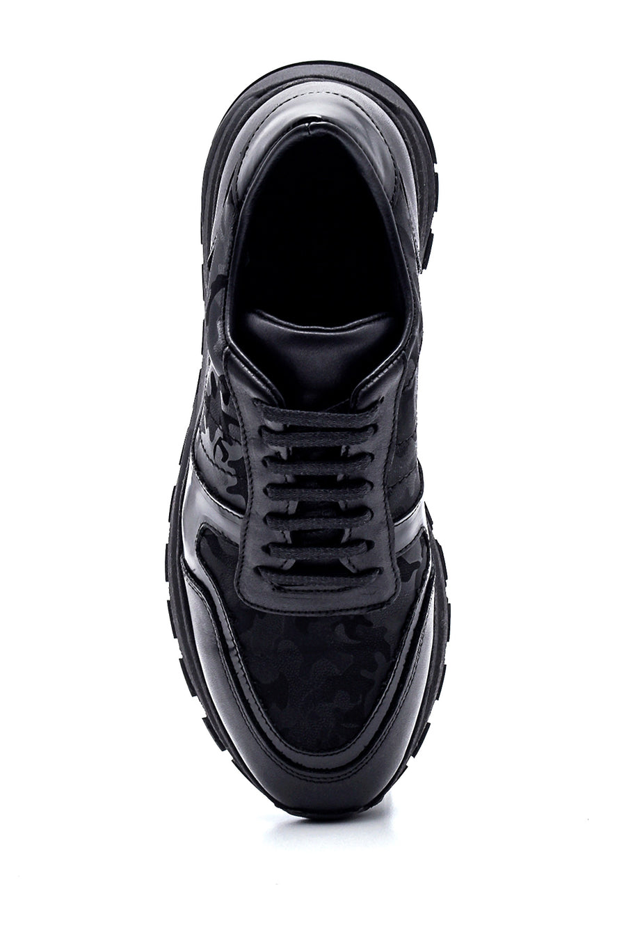 Erkek Deri Desenli Sneaker