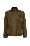Liberty Woman Khaki Suede Jacket | Derimod
