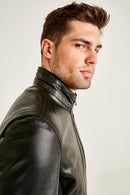 Fabian Men's Leather Jacket | Derimod