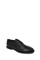 Male Black Lace-Up Leather Casual Shoes | Derimod