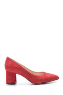 Women's Suede Heeled Shoes | Derimod