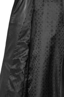 Selena Women's Black Hooded Leather Coat | Derimod
